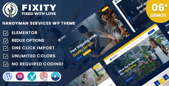 Fixity – Handyman Services WordPress Theme