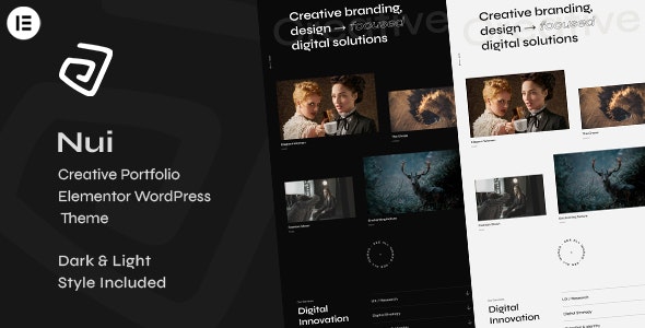 Nui – Portfolio Elementor WordPress Theme