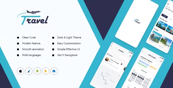 Flutter app ui -Travel-booking app, Book your trip, Explore your ride, Search , Filter or etc.