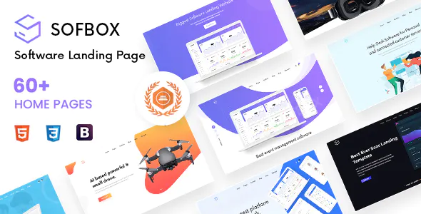 Sofbox – Software Responsive HTML5 Template