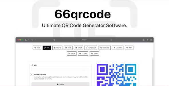 66qrcode – Ultimate QR Code Generator [Regular License]