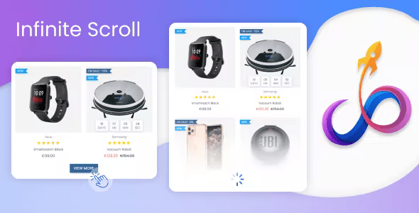 Infinite Scroll & Load More Product