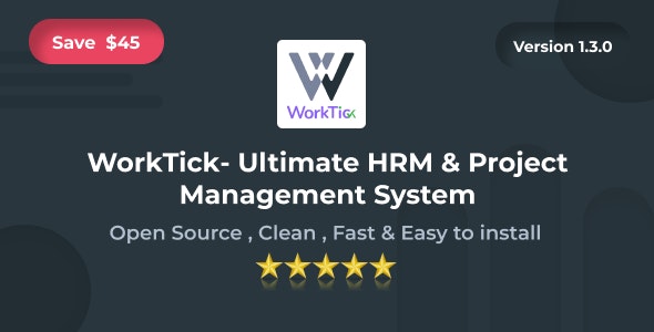 WorkTick –  HRM  Project Management