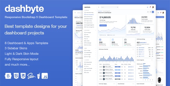 Dashbyte Bootstrap 5 Dashboard  Admin Template