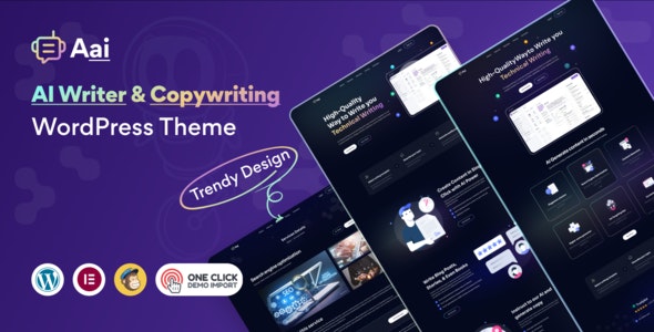 Aai – AI Writer  AI Copywriting Landing Page Theme