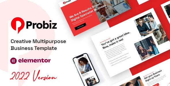 Probiz – An Easy to Use and Multipurpose Business and Corporate WordPress Theme 4.0