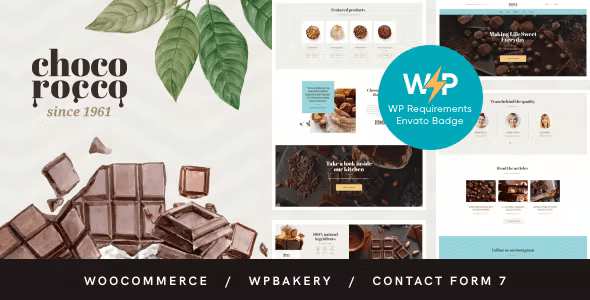 ChocoRocco | Chocolate Sweets & Candy Store WordPress Theme