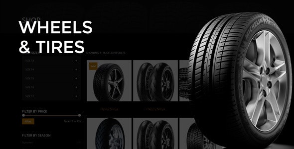 Wheels  Tires – WordPress Theme