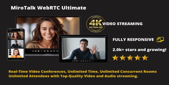 MiroTalk WebRTC Ultimate Bundle for Seamless LiveSmart Communication