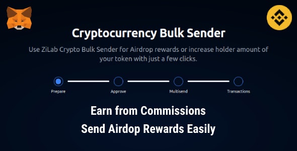 ZiLab Bulk Sender | Bulk Cryptocurrency Sender (BEP-20) Script