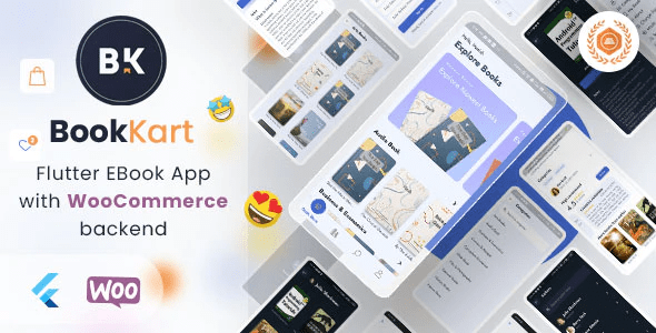 BookKart: Flutter 3.x eBook Reader App For WordPress with WooCommerce 5.2.0