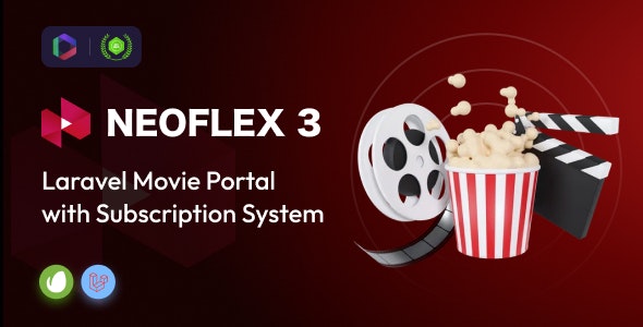 Neoflex 3 – Laravel Movie, Video, TV Series Streaming  Subscription Portal CMS