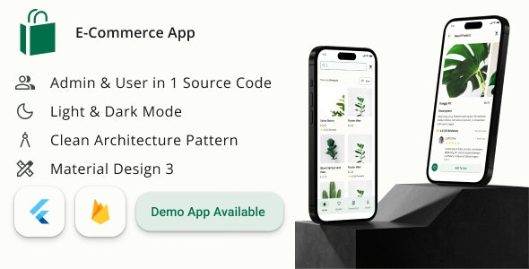 E-Commerce App – Flutter with Firebase