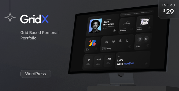 Gridx – Personal Portfolio Resume Theme