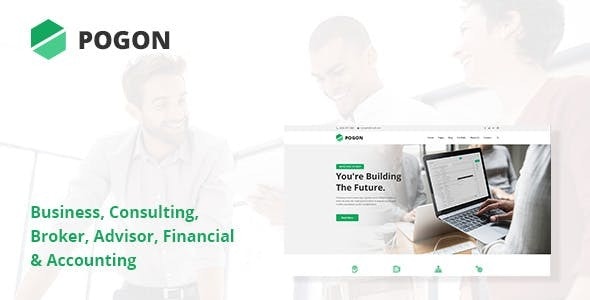 Pogon – Business and Finance Corporate WordPress Theme