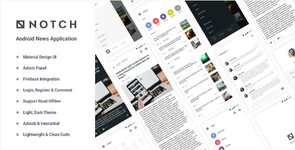 Notch – Android News Application