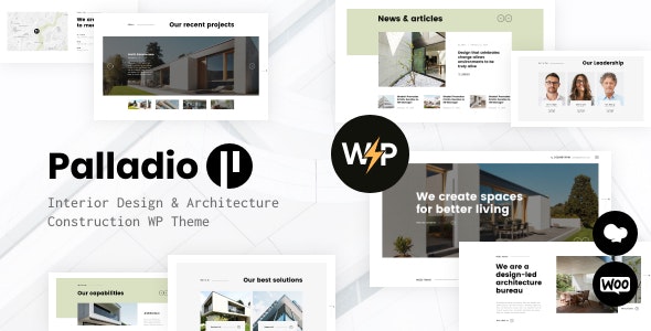 Palladio | Interior Design  Architecture Construction WordPress Theme