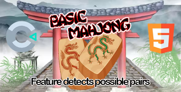 Basic Mahjong (HTML5 Game – Construct 3)