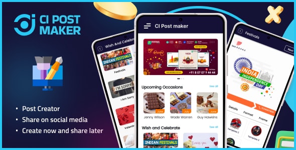 CI post maker app