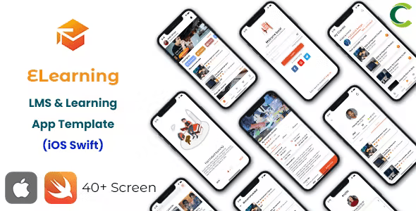 iOS Native LMS App Template | Course App Template iOS Swift | Udemy Clone iOS Swift