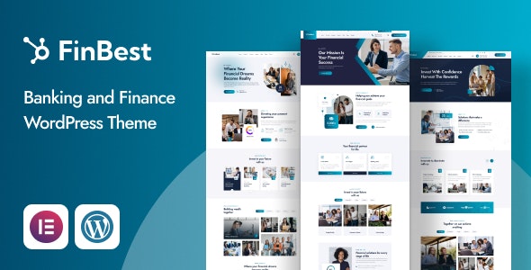 Finbest – Banking and Finance WordPress Theme