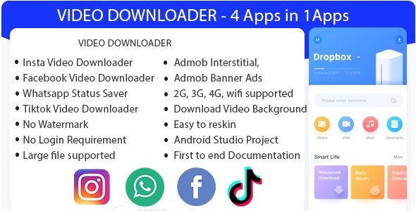 Video Downloader – 4 in 1