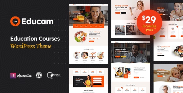 Educam – Online Education WordPress Theme