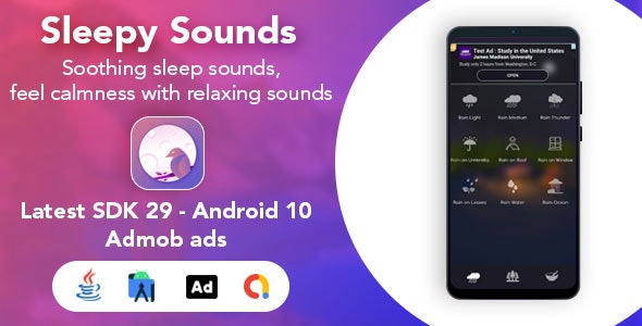 Medditate – Relaxing Meditation Sound App for Android – With Admob Ads