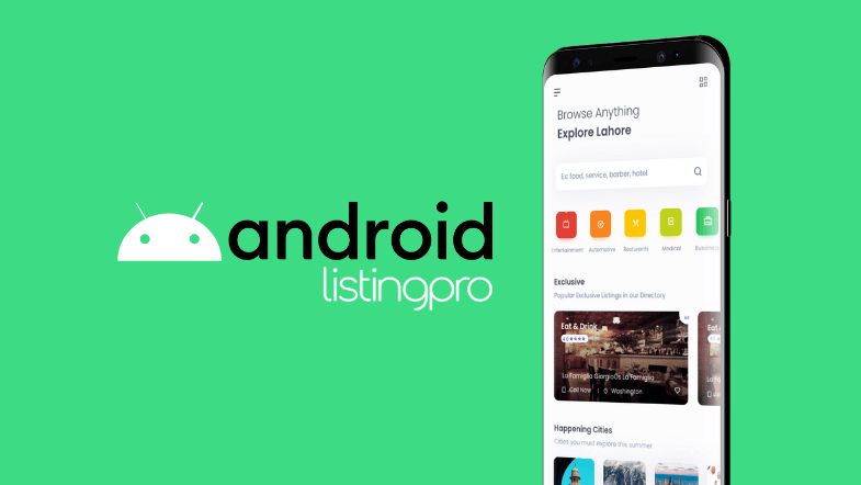 Android App for ListingPro WordPress Directory  Listing Theme