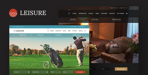 Hotel Leisure WordPress Theme