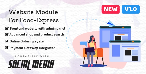 Multi-Vendor E-commerce Website & Admin Panel For Food-Express