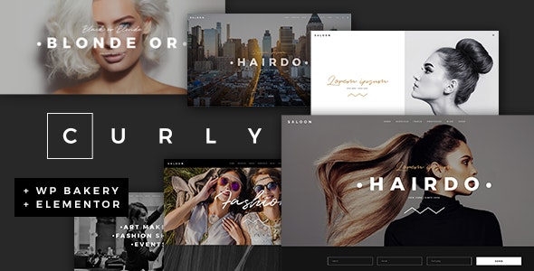 Curly – A Stylish Theme for Hairdressers and Hair Salons 3.2.1