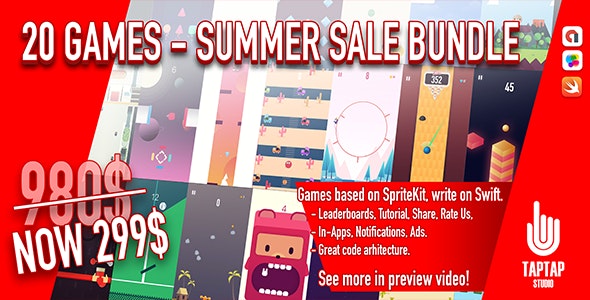 20 GAMES – SUMMER SALE