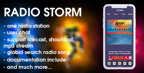 Radio Storm – Android radio application with more additional features