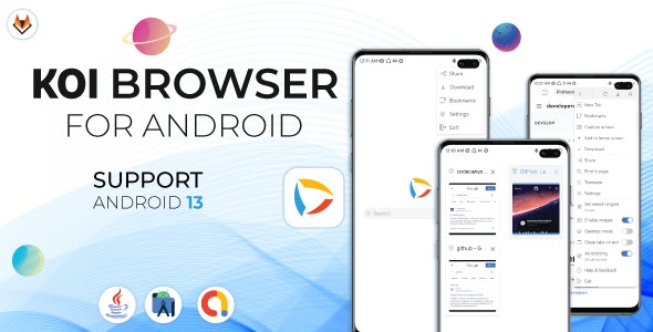 Koi Private Browser – Incognito Browser – Secure Browser and Adblock