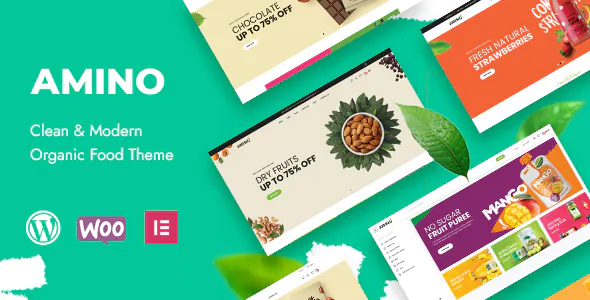 Amino – Organic  Food WordPress Theme