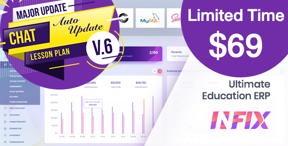 InfixEdu School – School Management System Software 8.2.4