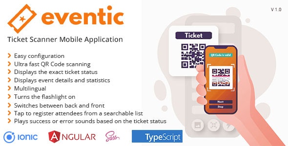 Eventic – Ticket Scanner Mobile Application