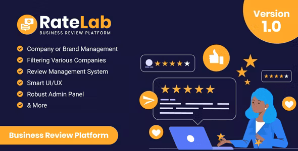 RateLab – Business Review Platform 3.0