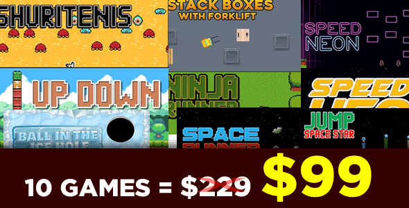 Bundle 10 Games – HTML5 Games quot;Construct 3quot;