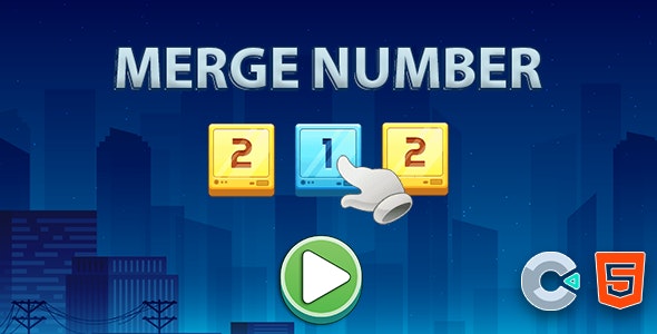 Merge Number – Html5 (Construct3)