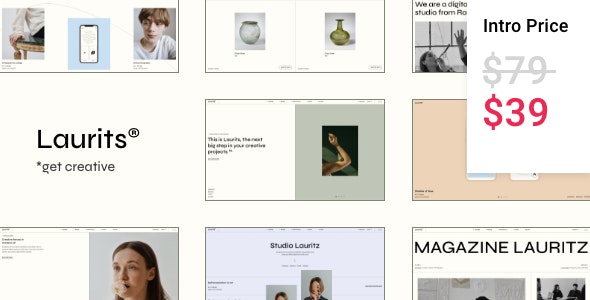 Laurits – Portfolio and Agency Theme