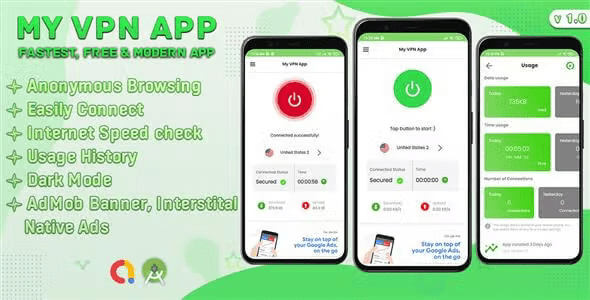 My VPN Android App (Android 14 Supported) 2.2