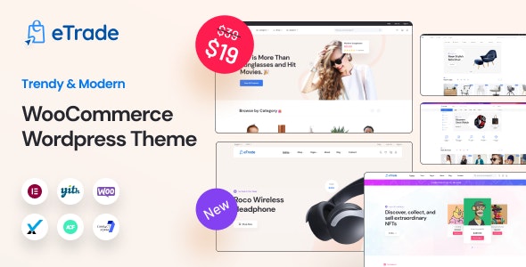 eTrade – Multipurpose WooCommerce Theme