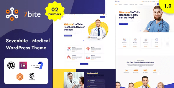 Sevenbite – Health and Medical WordPress Theme