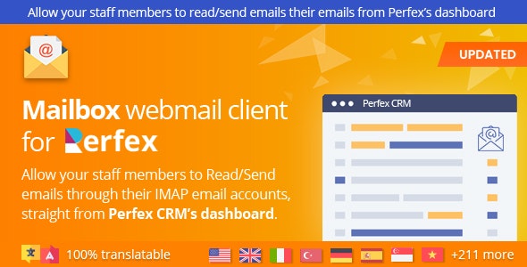 Mailbox – Webmail based e-mail client module for Perfex CRM