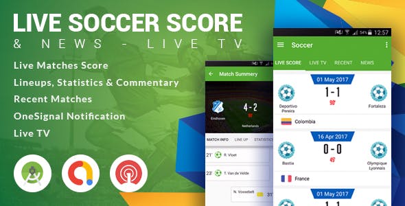 Live Soccer Score & News – Live TV