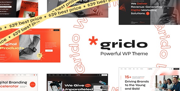 Grido – Creative Multipurpose WordPress Theme 1.0.7