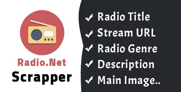 Radio.net Scraper : Radio Stations Extraction 1.3