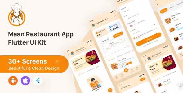 Maan Restaurant Flutter UI Kit